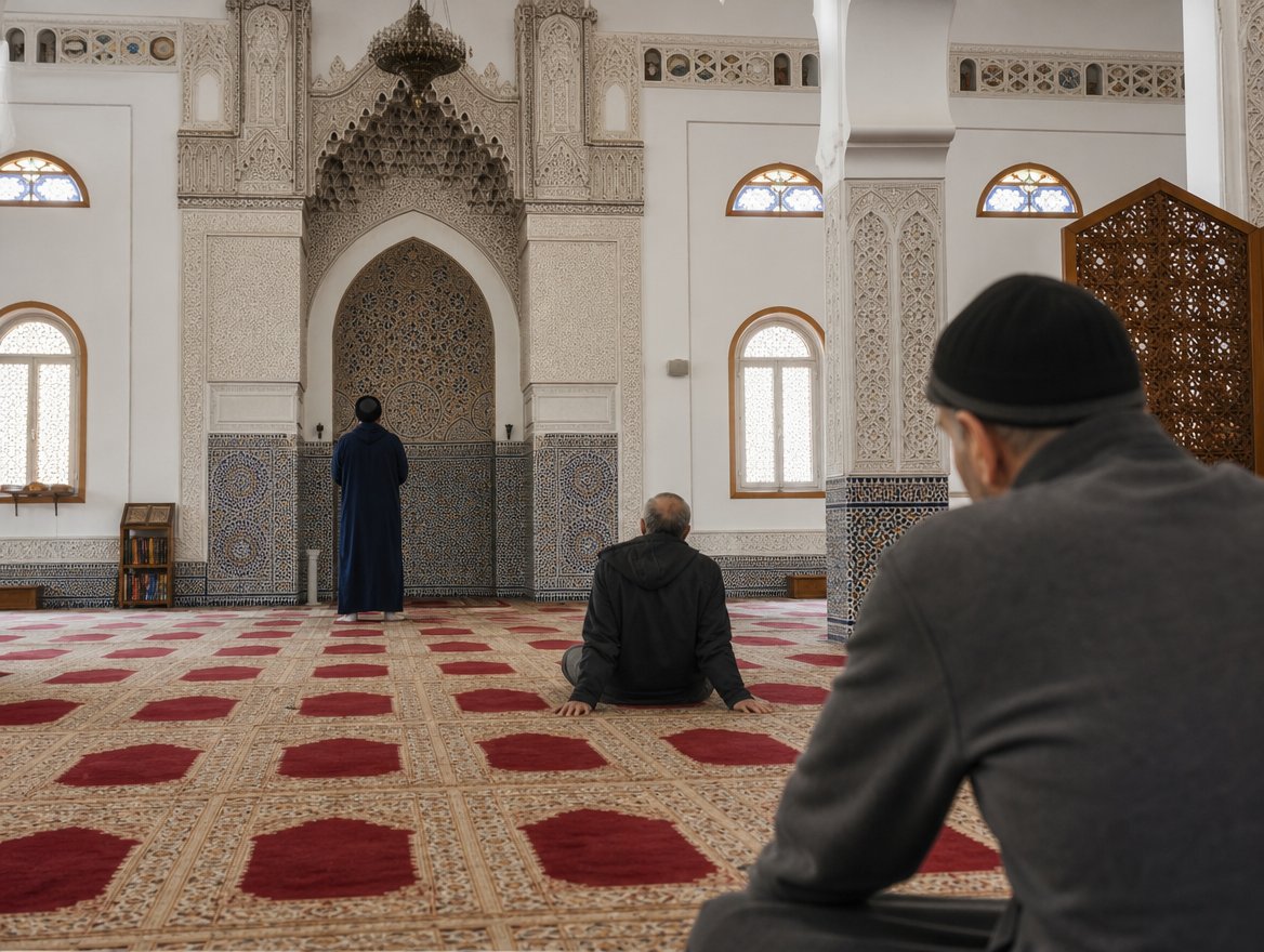 Marokkaanse moskee: sfeerbeeld bij marokkaanse moskee