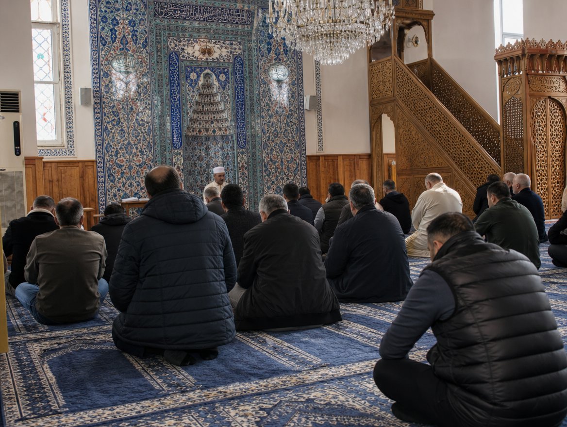 Turkse moskee: sfeerbeeld bij turkse moskee
